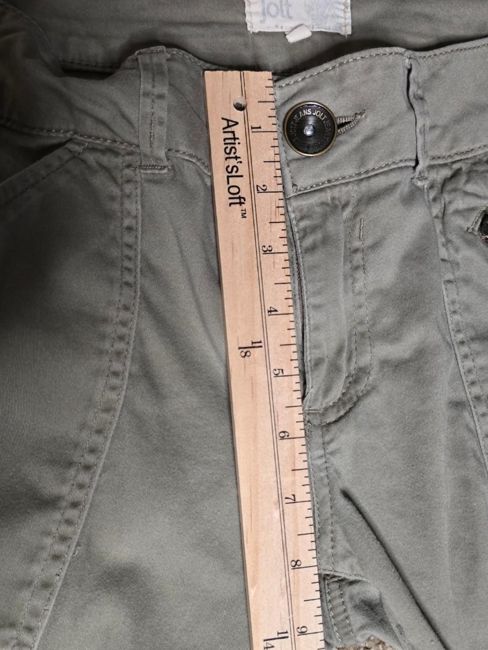 Jolt Olive Green Cargo Jogger Pants Sz 11 - Picture 2 of 8